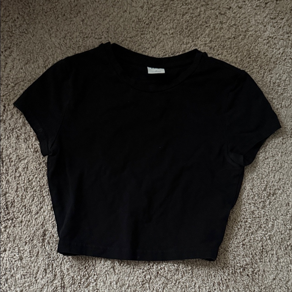 TNA Black Women's Crop Top